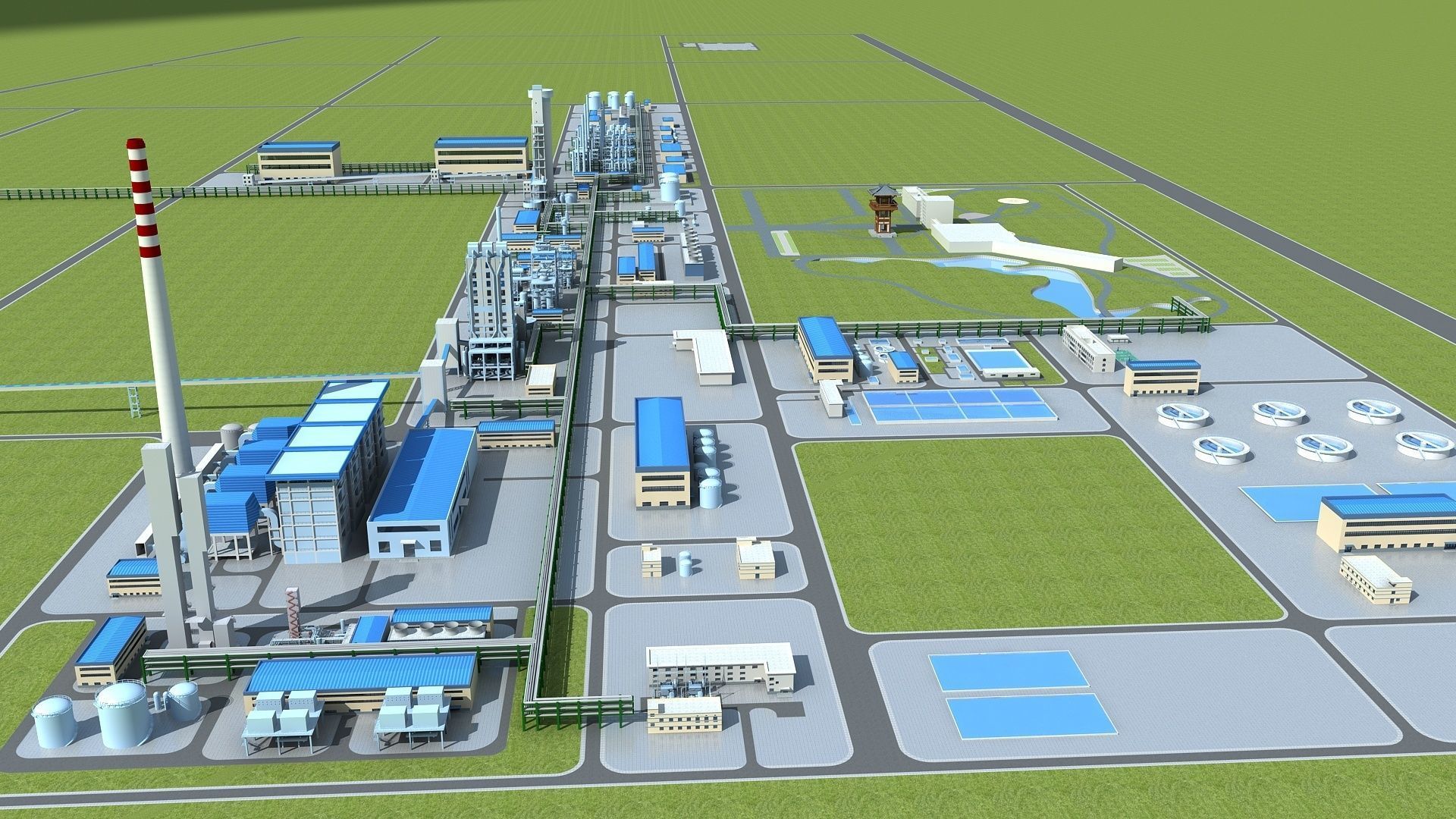 Factory 4 3D model_5