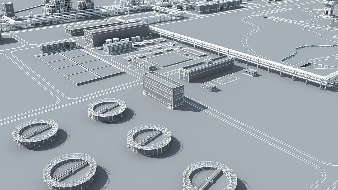 Factory 4 3D model_17
