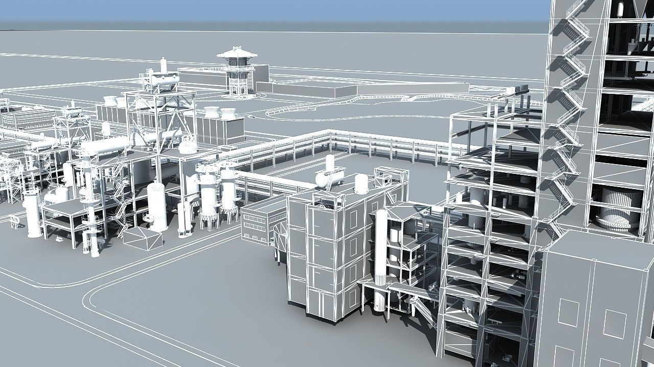 Factory 4 3D model_20