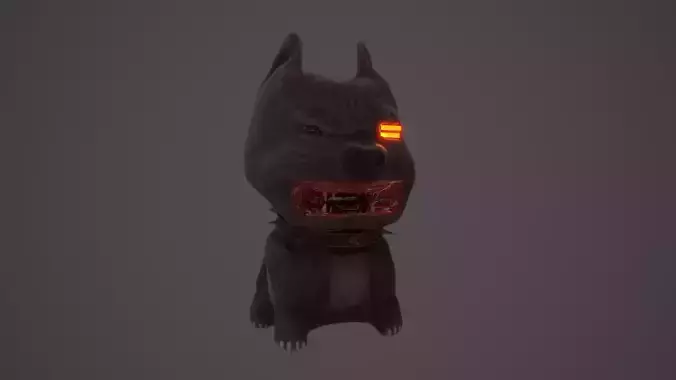 Cyberpunk Bulldog Toy