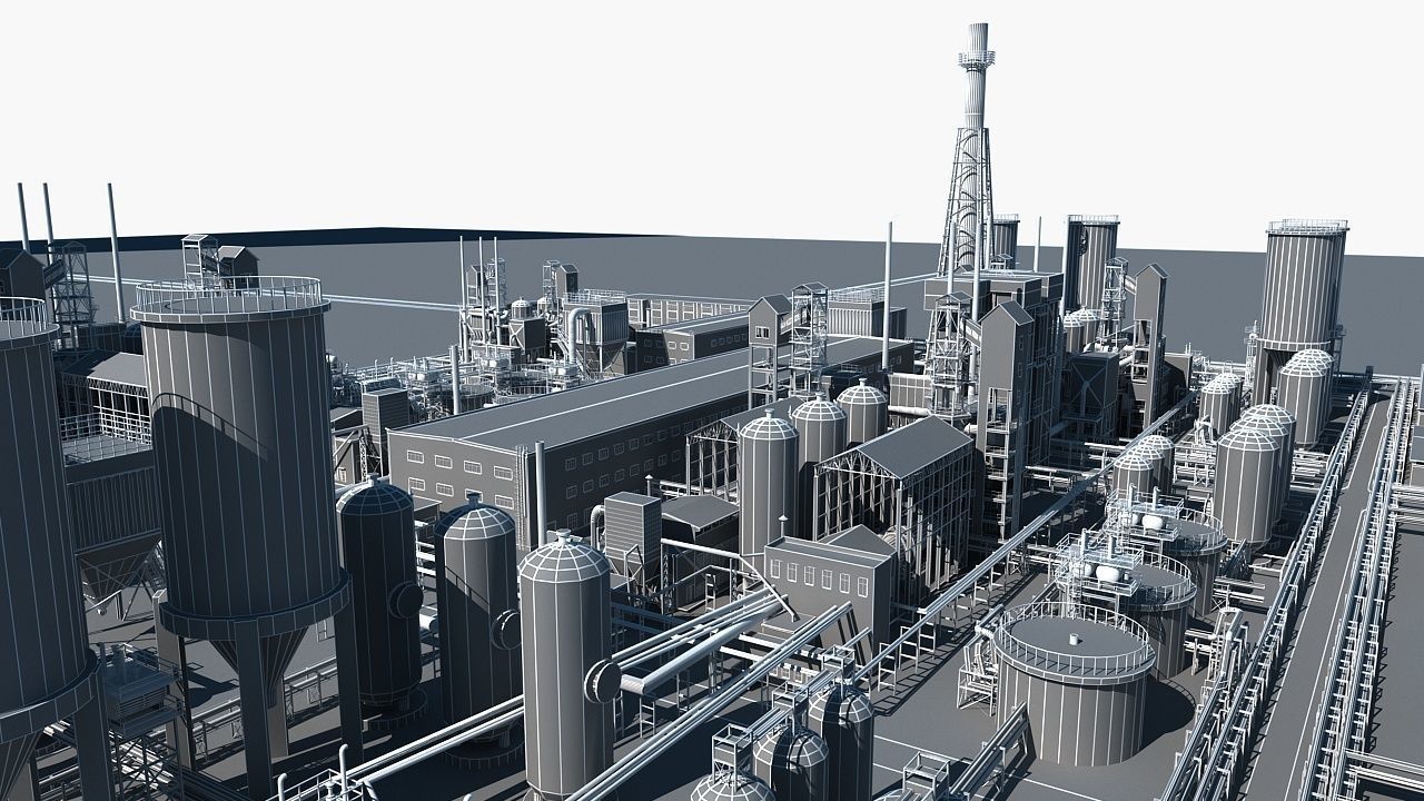 Chemical Plant 1 3D model_17