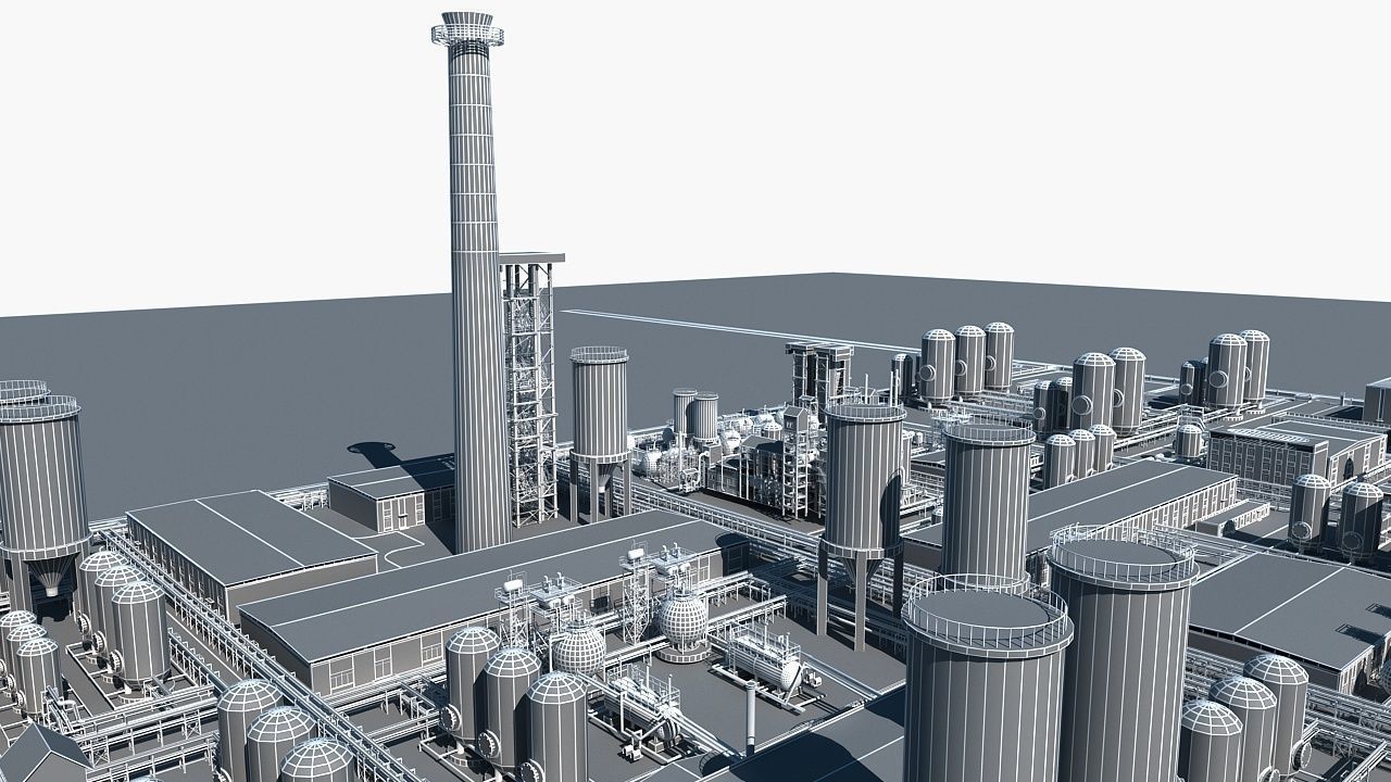 Chemical Plant 1 3D model_18