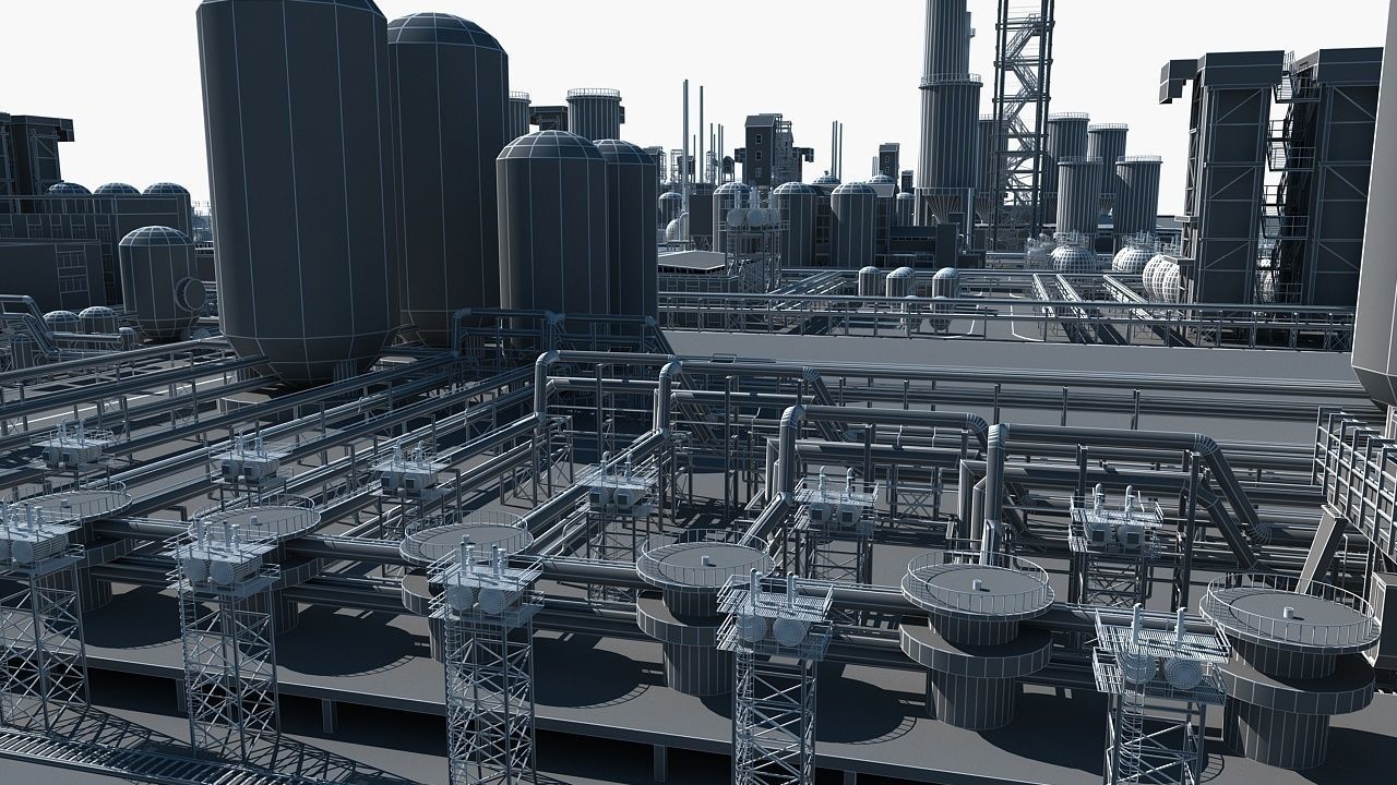 Chemical Plant 1 3D model_21