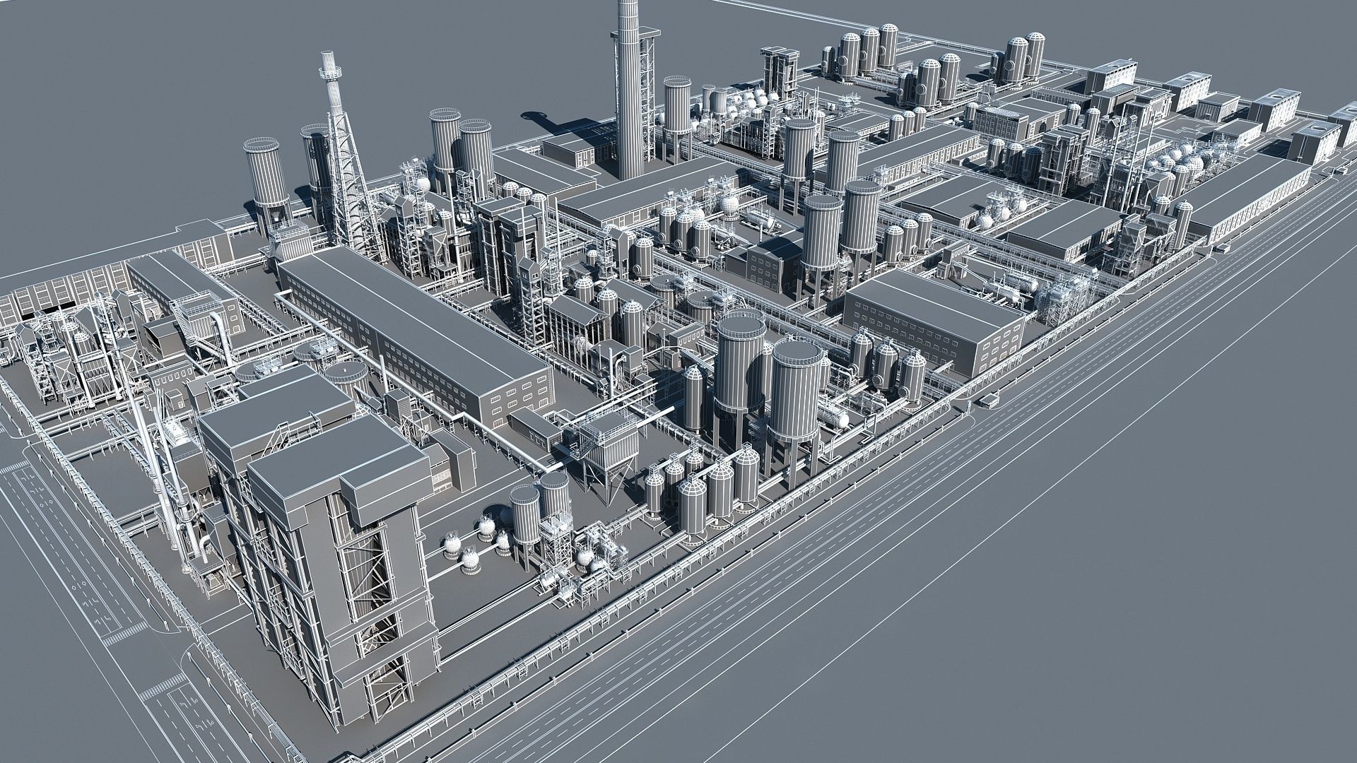 Chemical Plant 1 3D model_15
