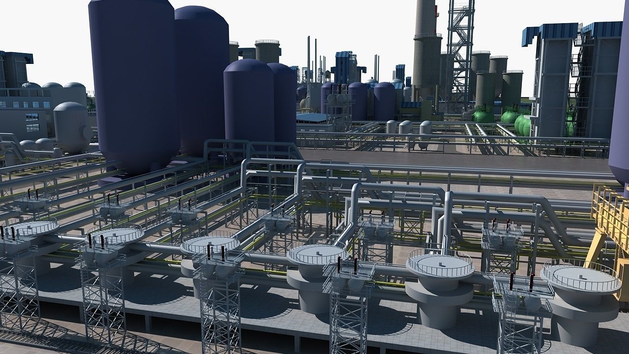 Chemical Plant 1 3D model_13