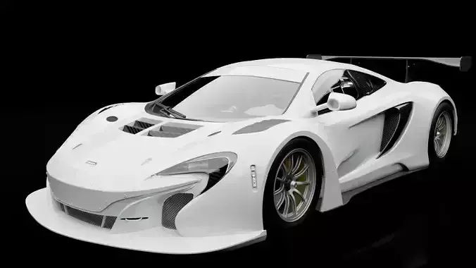 Mclaren realistic rendering and modeling