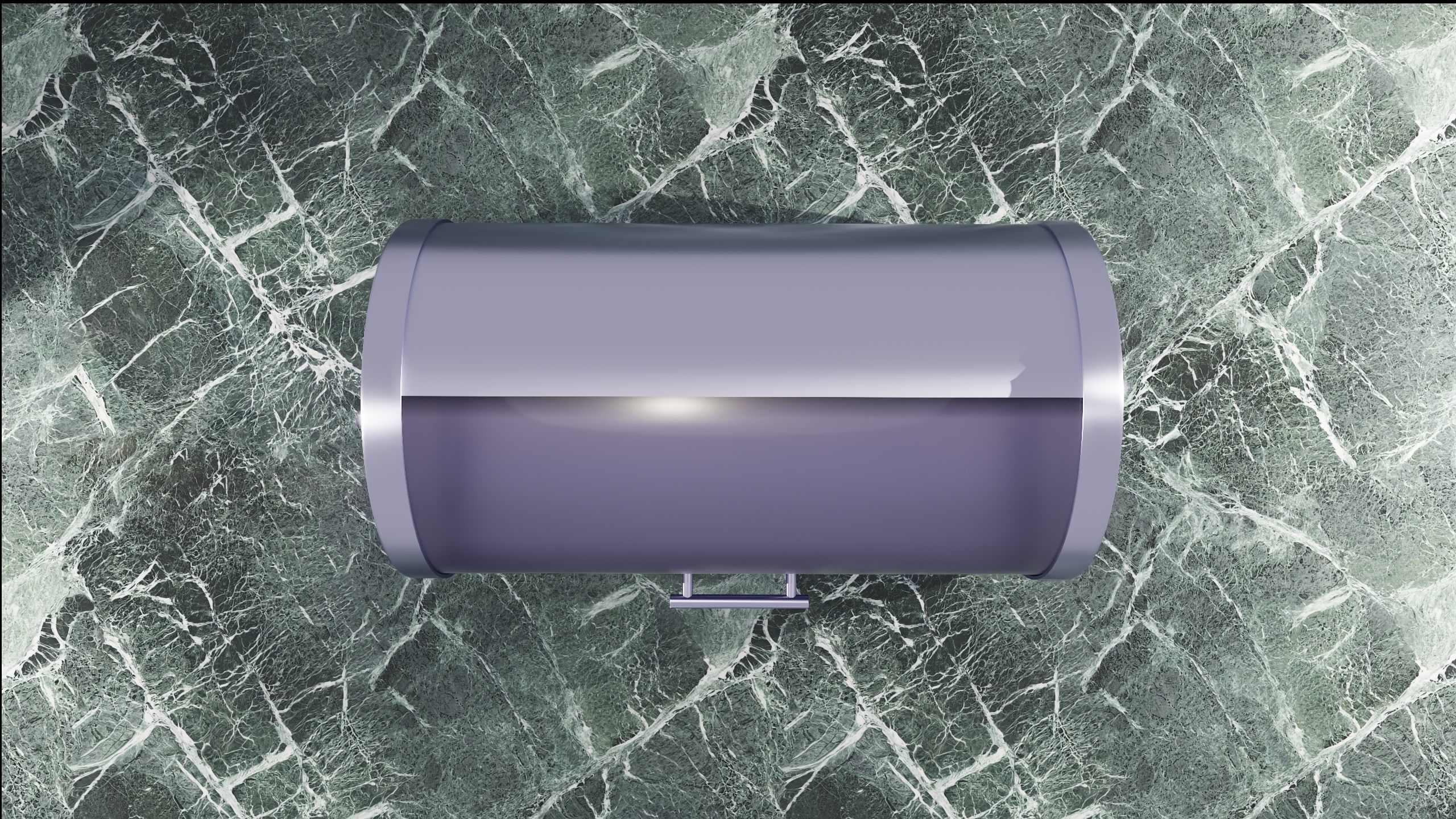 Modern Stainless breadbox 3D model_3