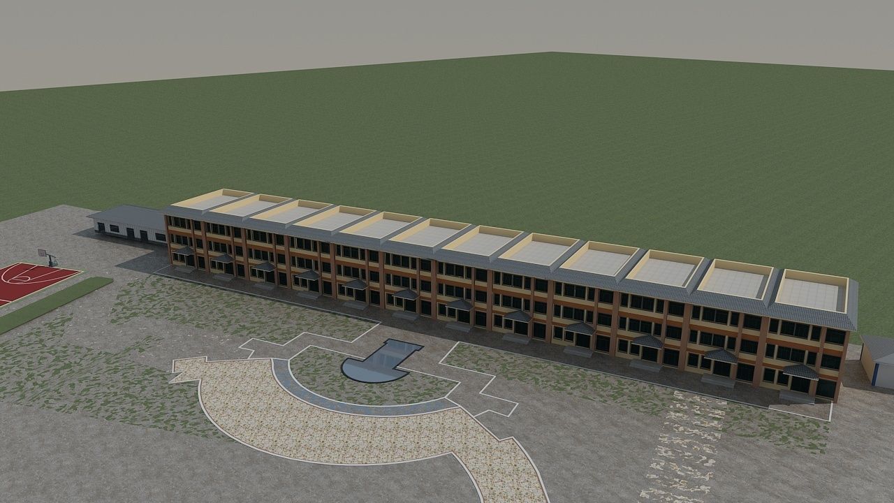 Concrete Batching Plant 3D model_13