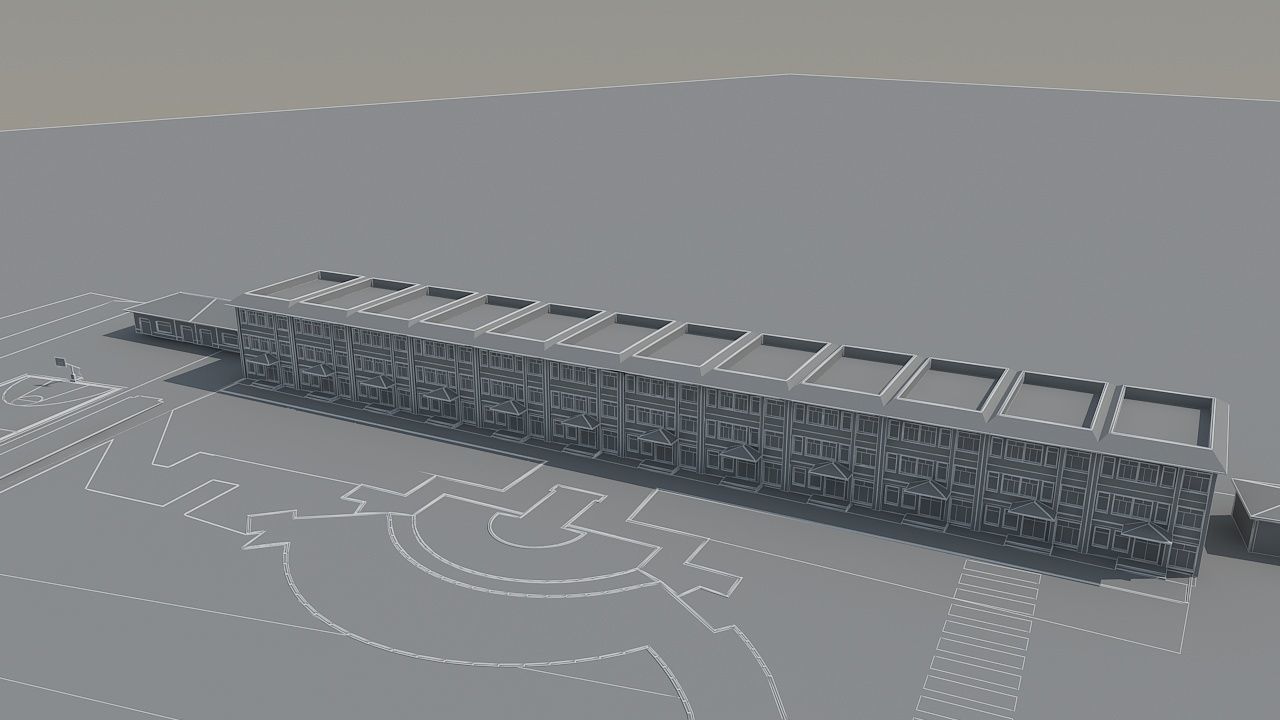 Concrete Batching Plant 3D model_19