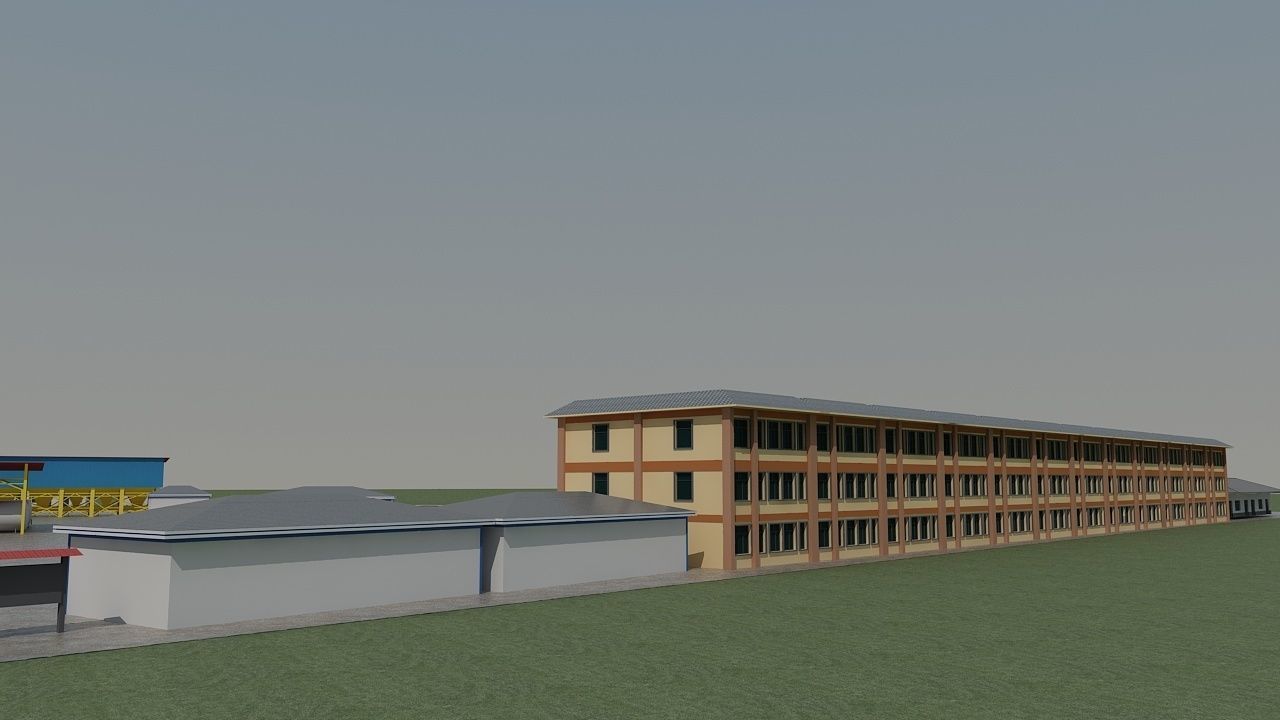 Concrete Batching Plant 3D model_11