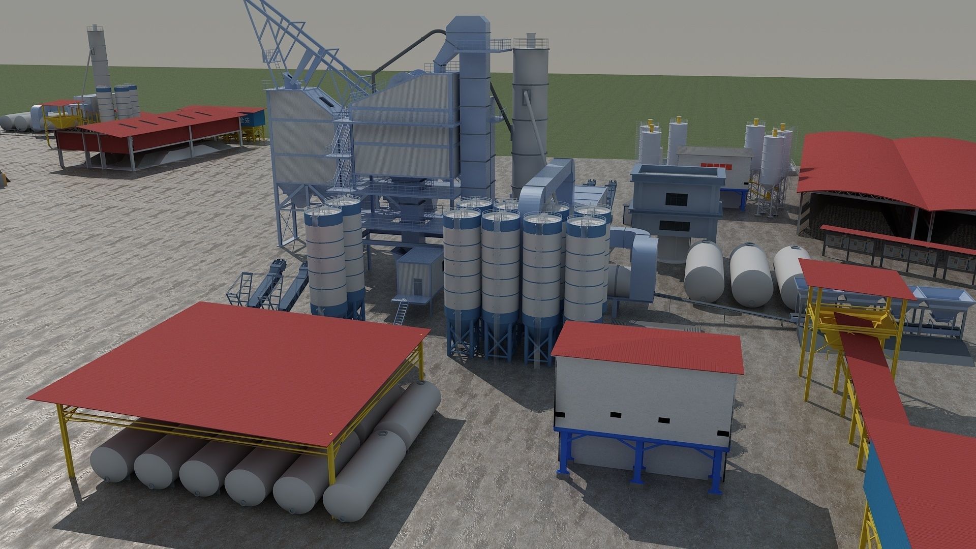 Concrete Batching Plant 3D model_4