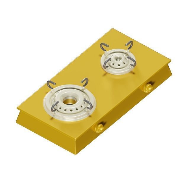 Toddler Gas Stove Toy 3D model_2