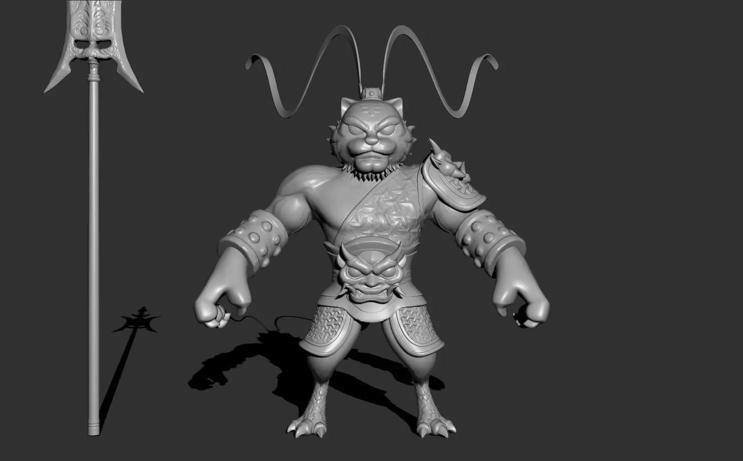 TIGER CHARACTER 3D print model_0