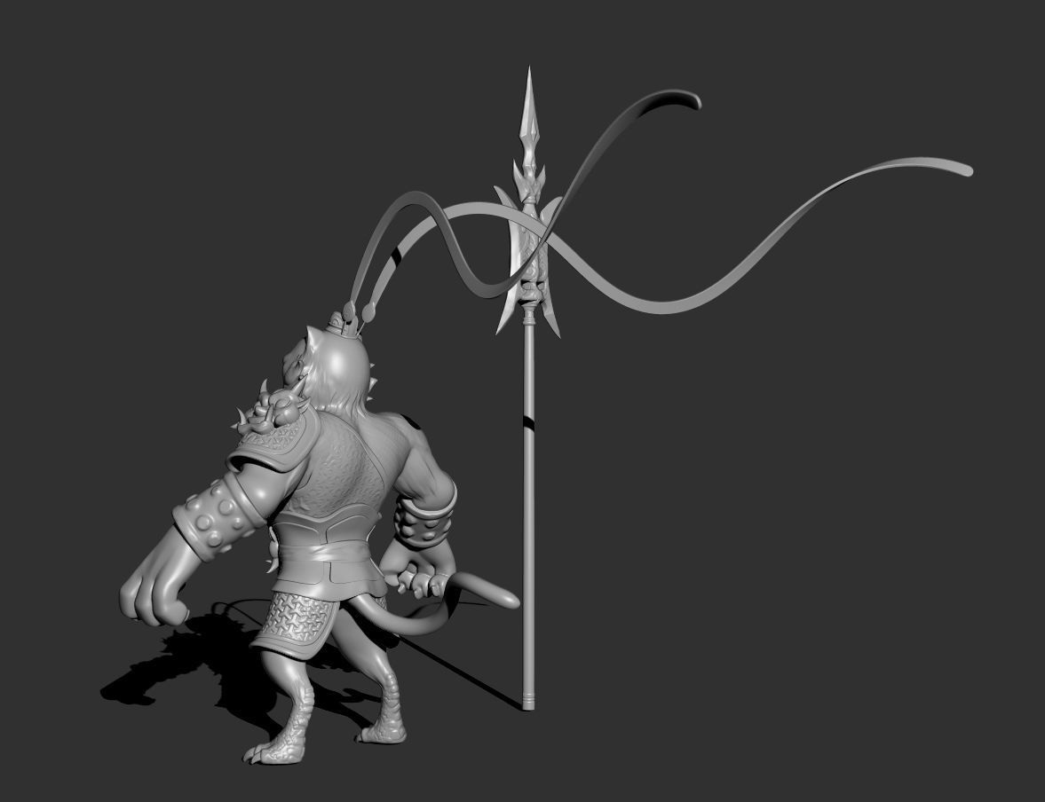 TIGER CHARACTER 3D print model_1