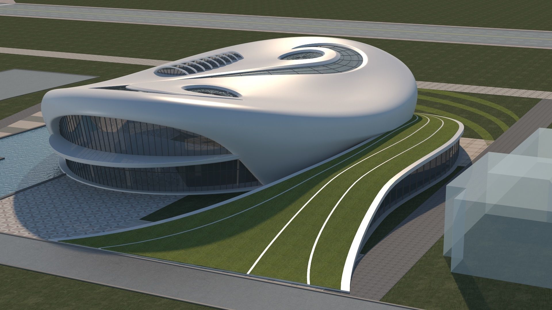 Stadium 5 3D model_2
