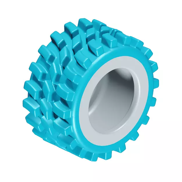 Toddler Tyre Toy 3D model_0