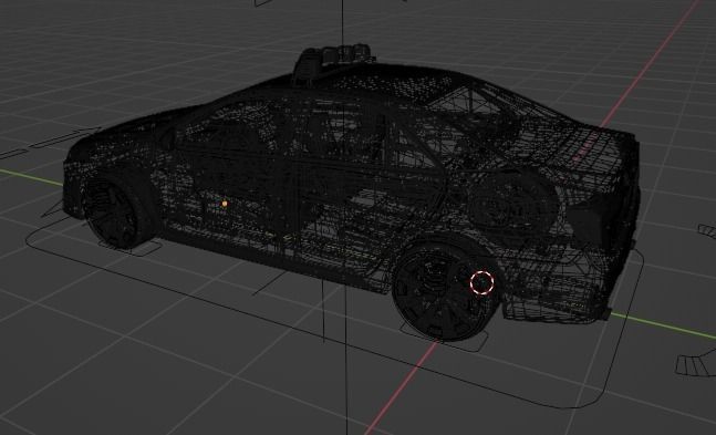 police car Free 3D model_10