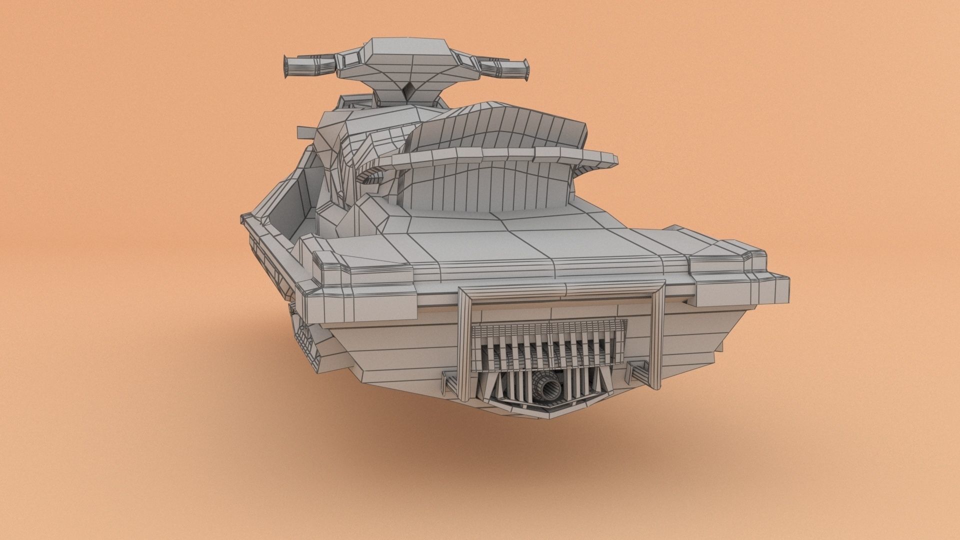 Jetski 03 Low-poly 3D model_18