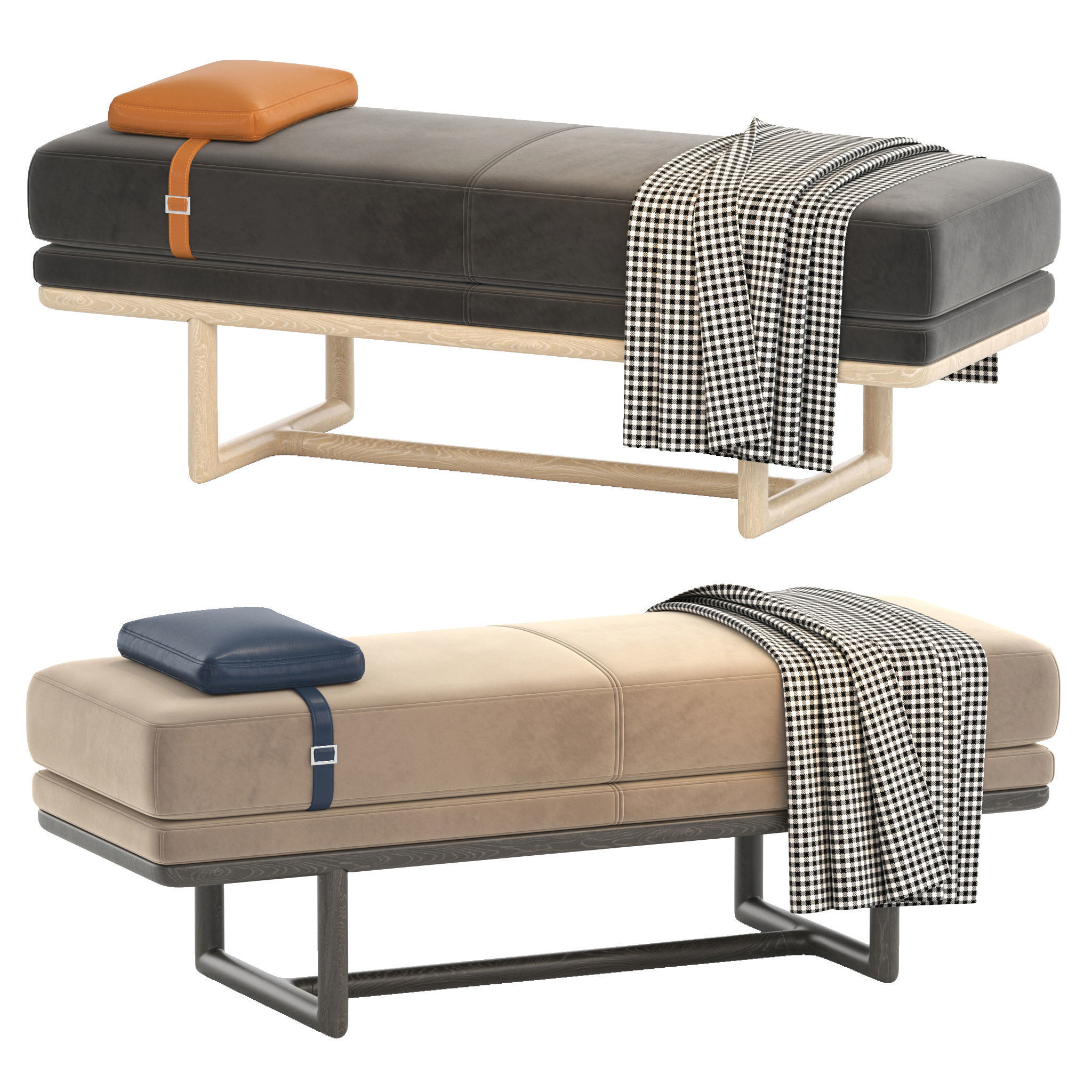 Henry bench 3D model_1