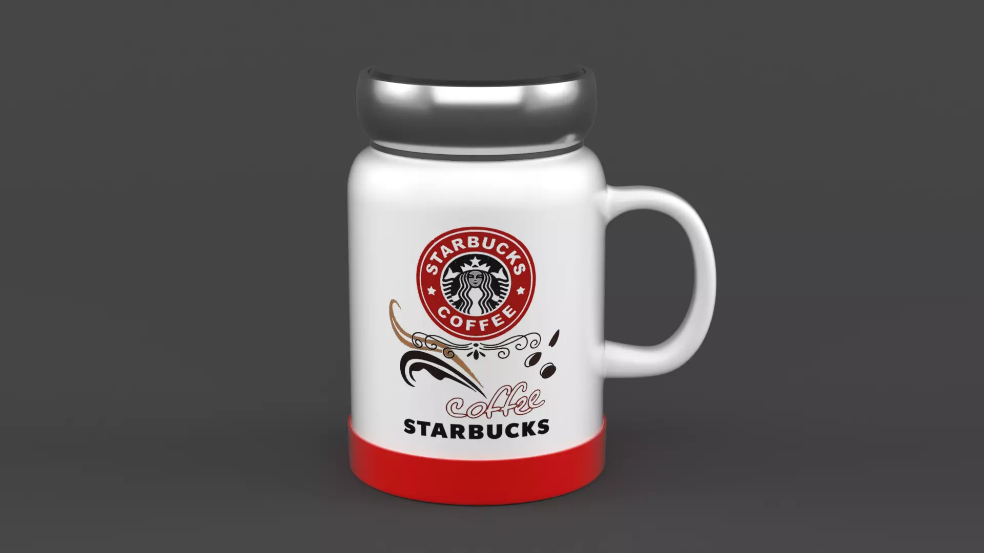 Starbucks Coffee Cup 3D model_0