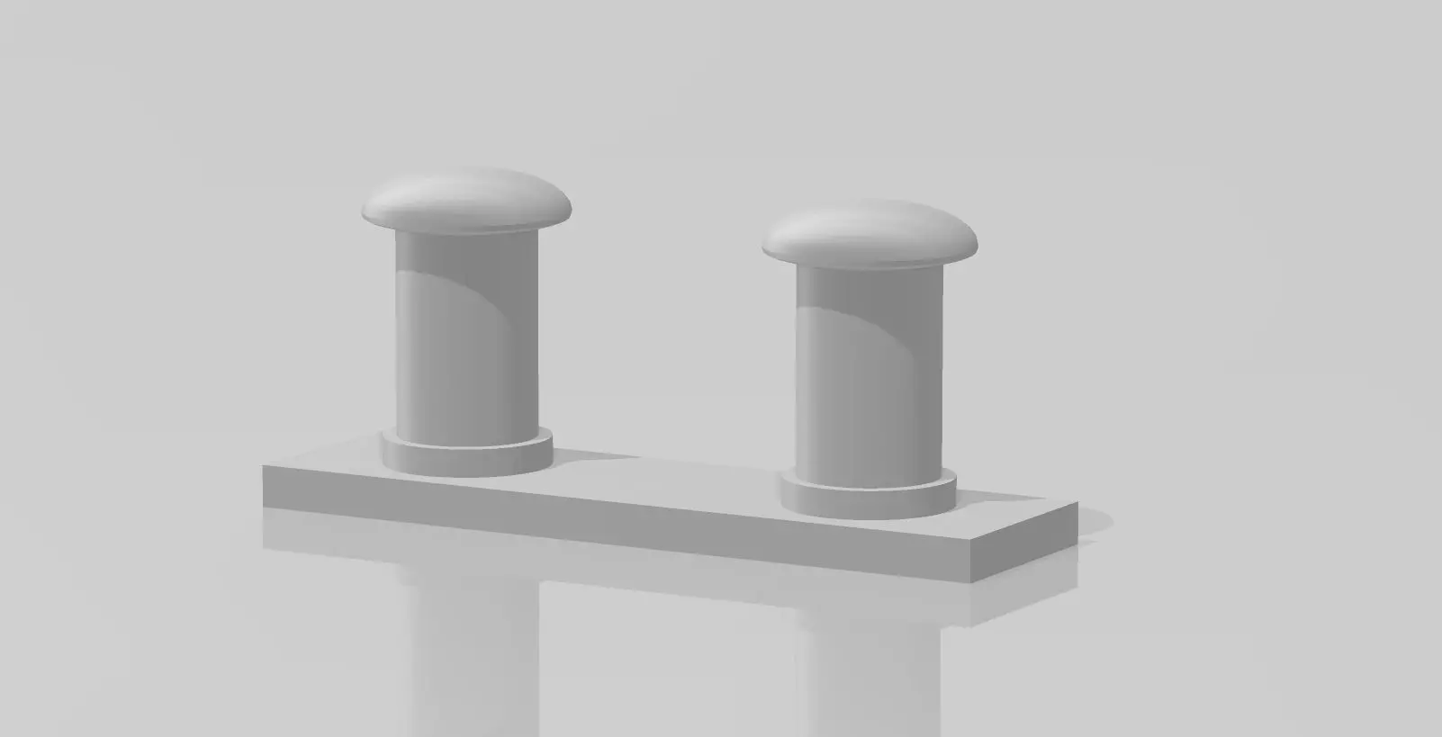 Bitt for Anteo tug boat 3D print model