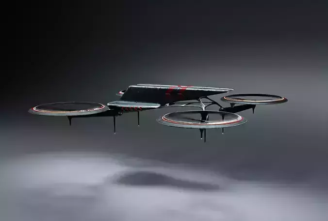 Sci-fi Drone-Back to the Future 
