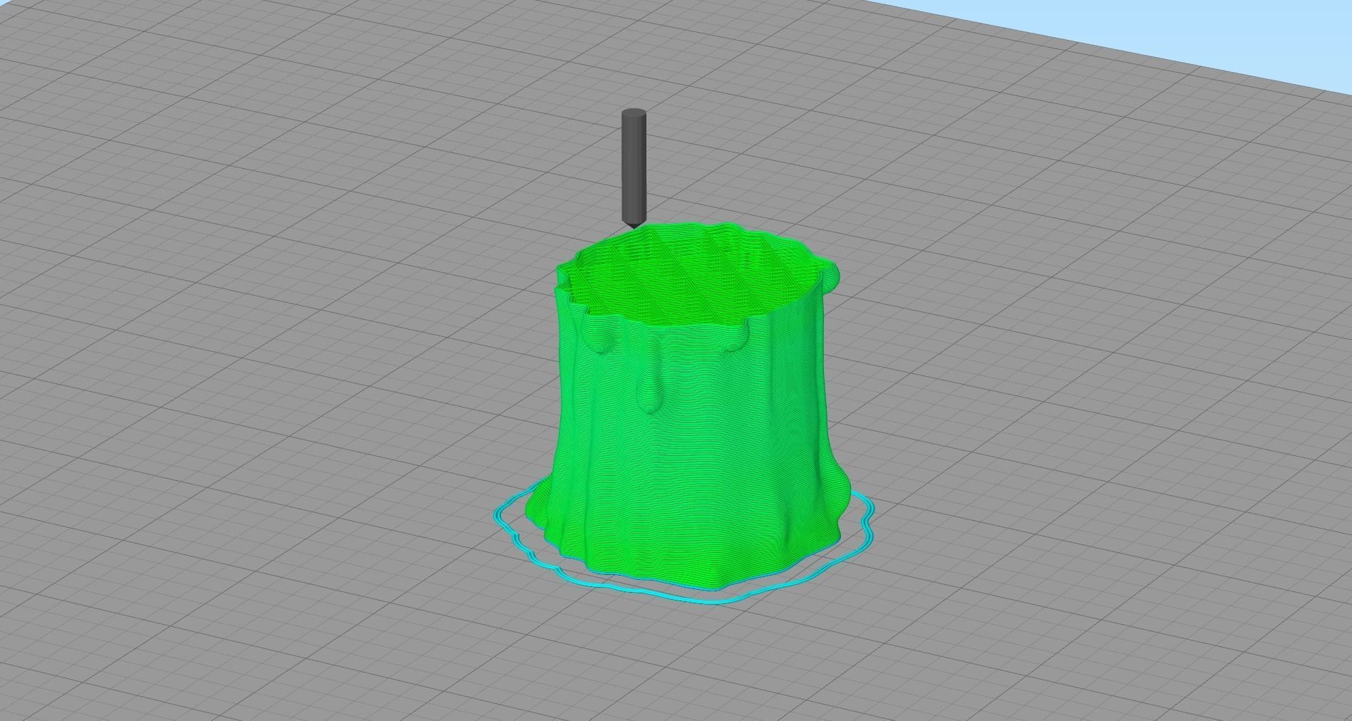 melted candle 3D print model_8