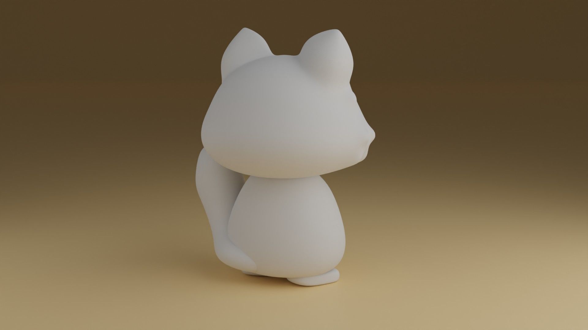 kitty 3D print model_3