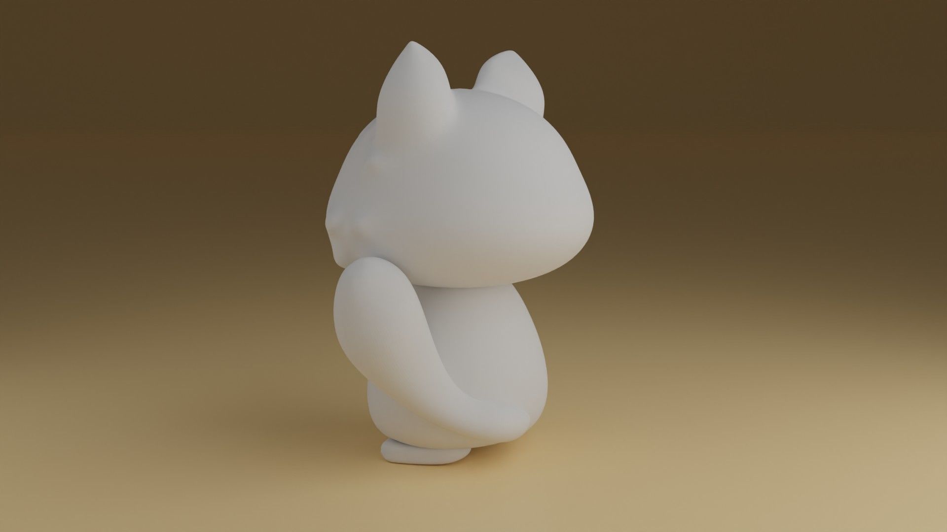 kitty 3D print model_5