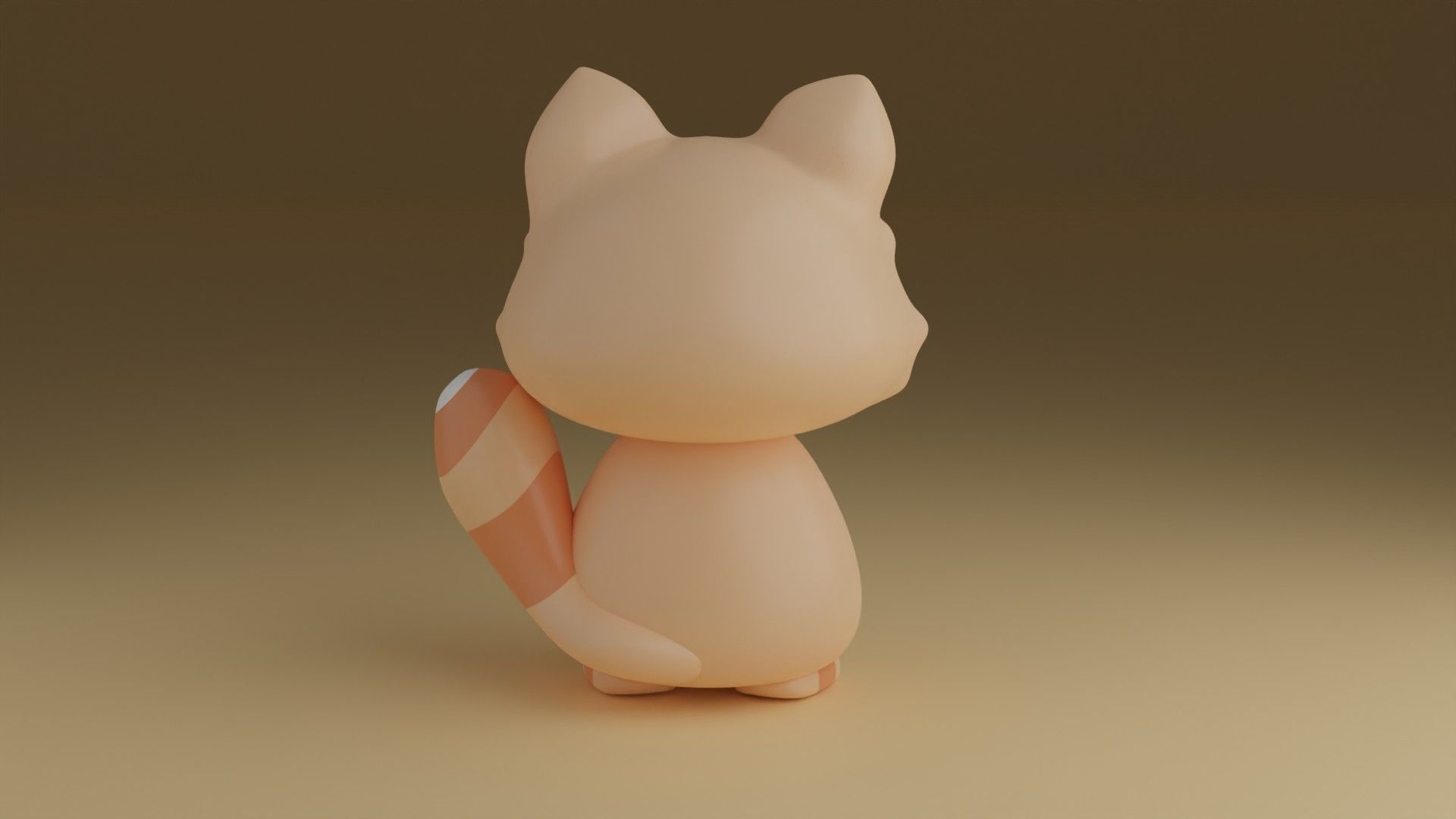 kitty 3D print model_12