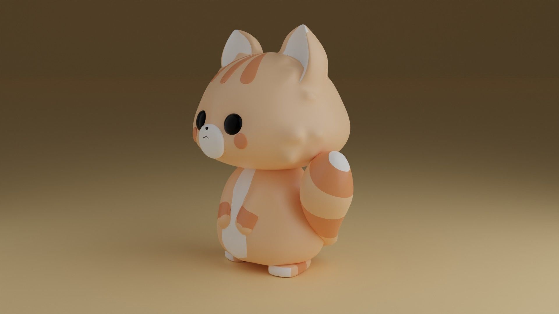 kitty 3D print model_15