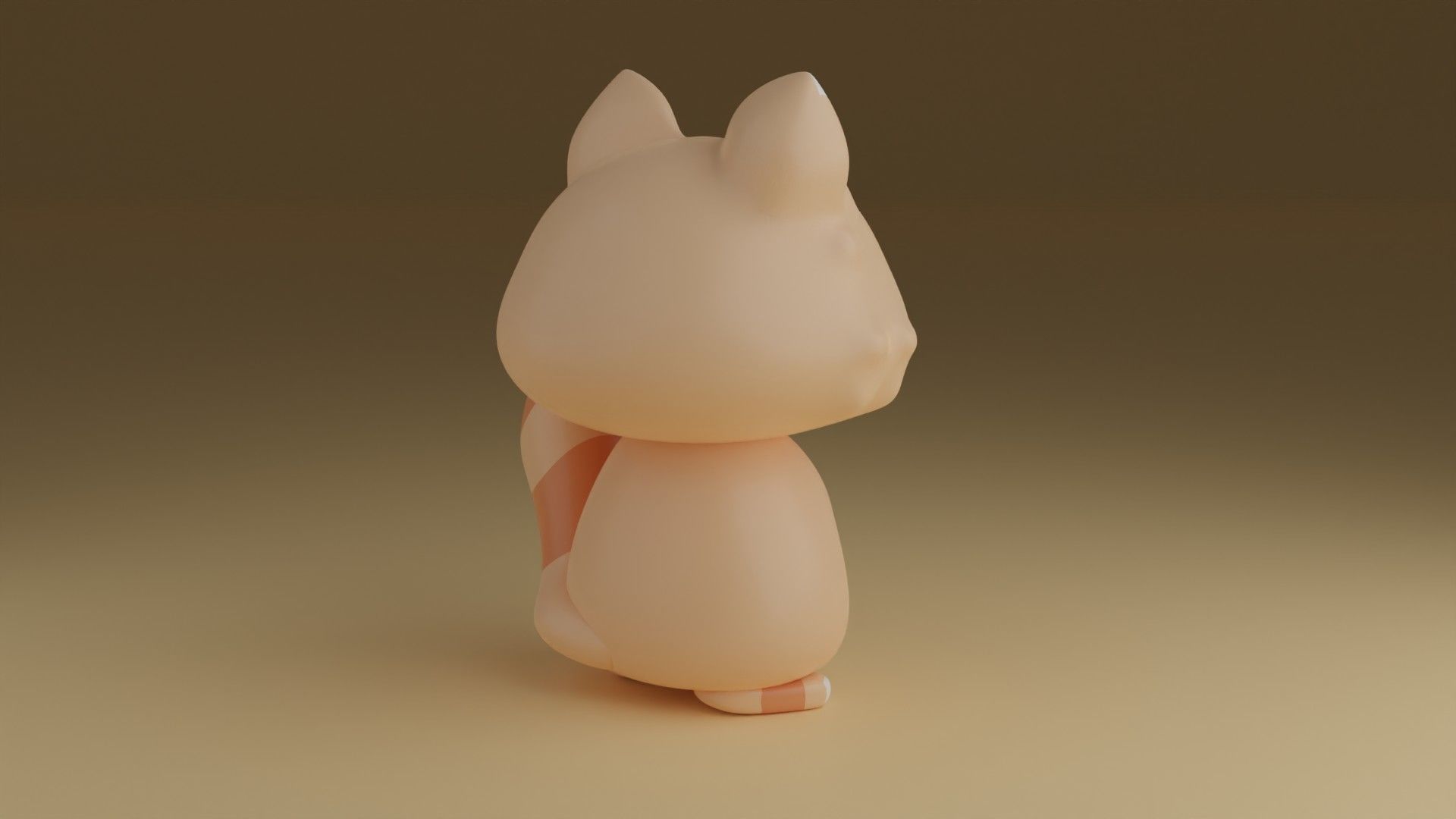 kitty 3D print model_11