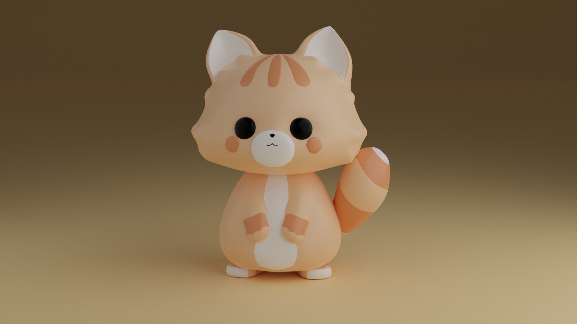 kitty 3D print model_8