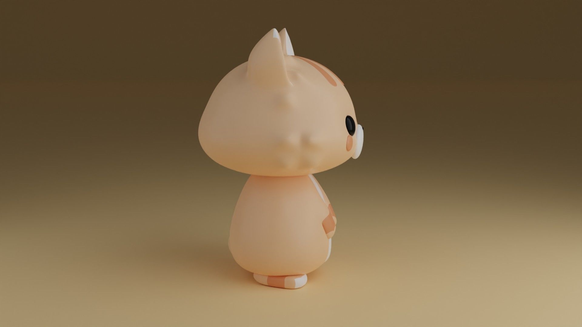 kitty 3D print model_10