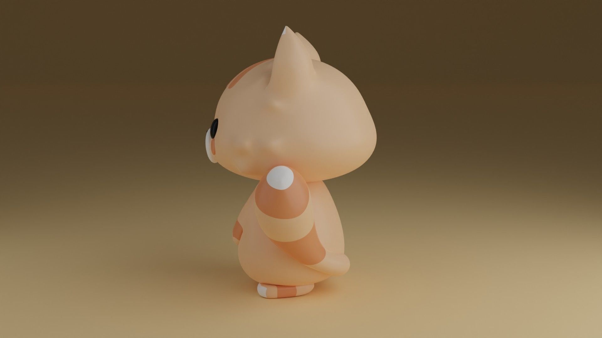 kitty 3D print model_14