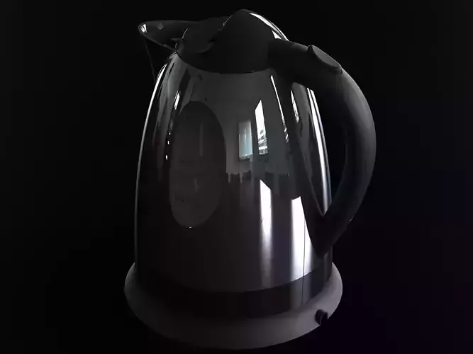 1L Silver Electric Kettle