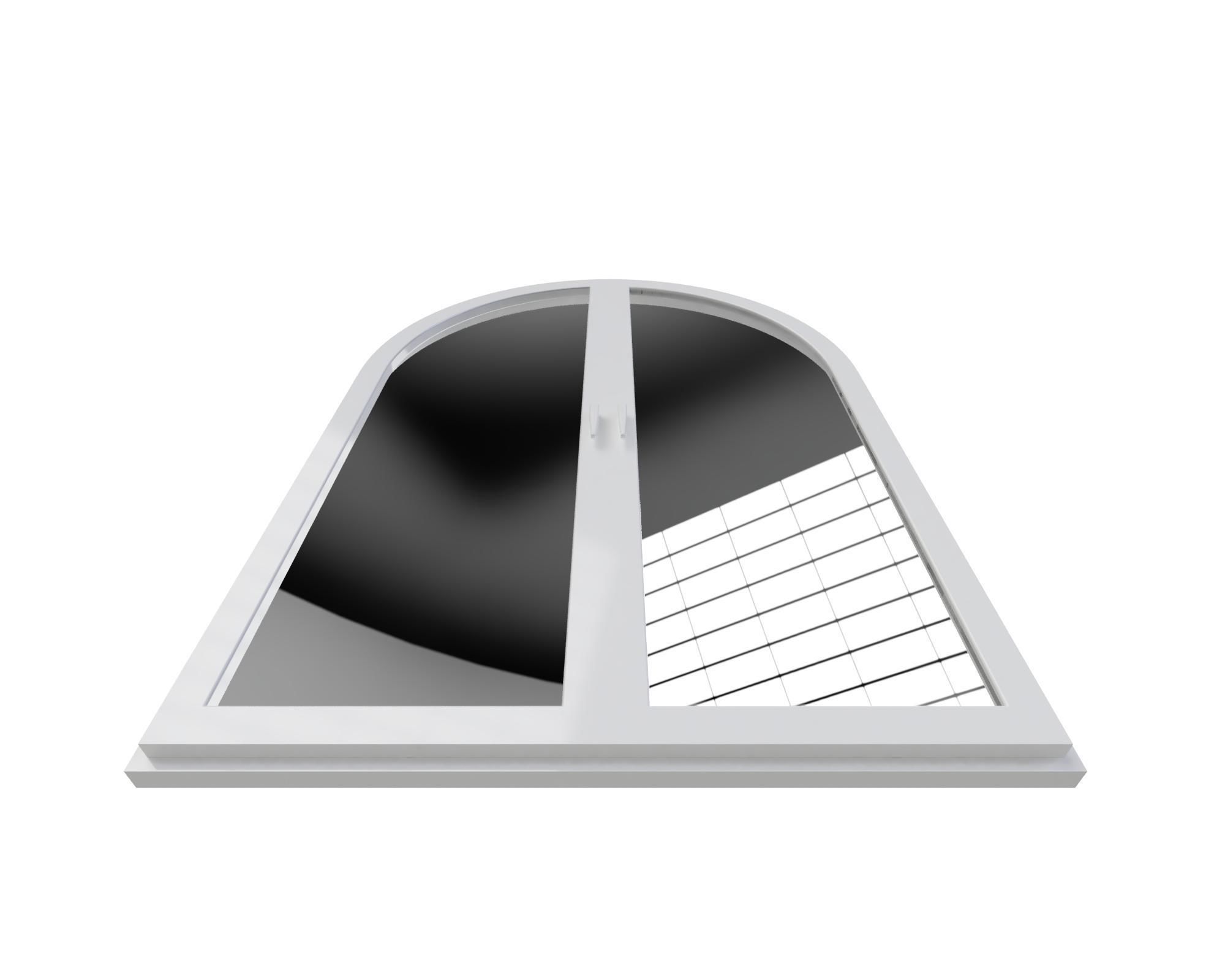 Window arc 3D model_2