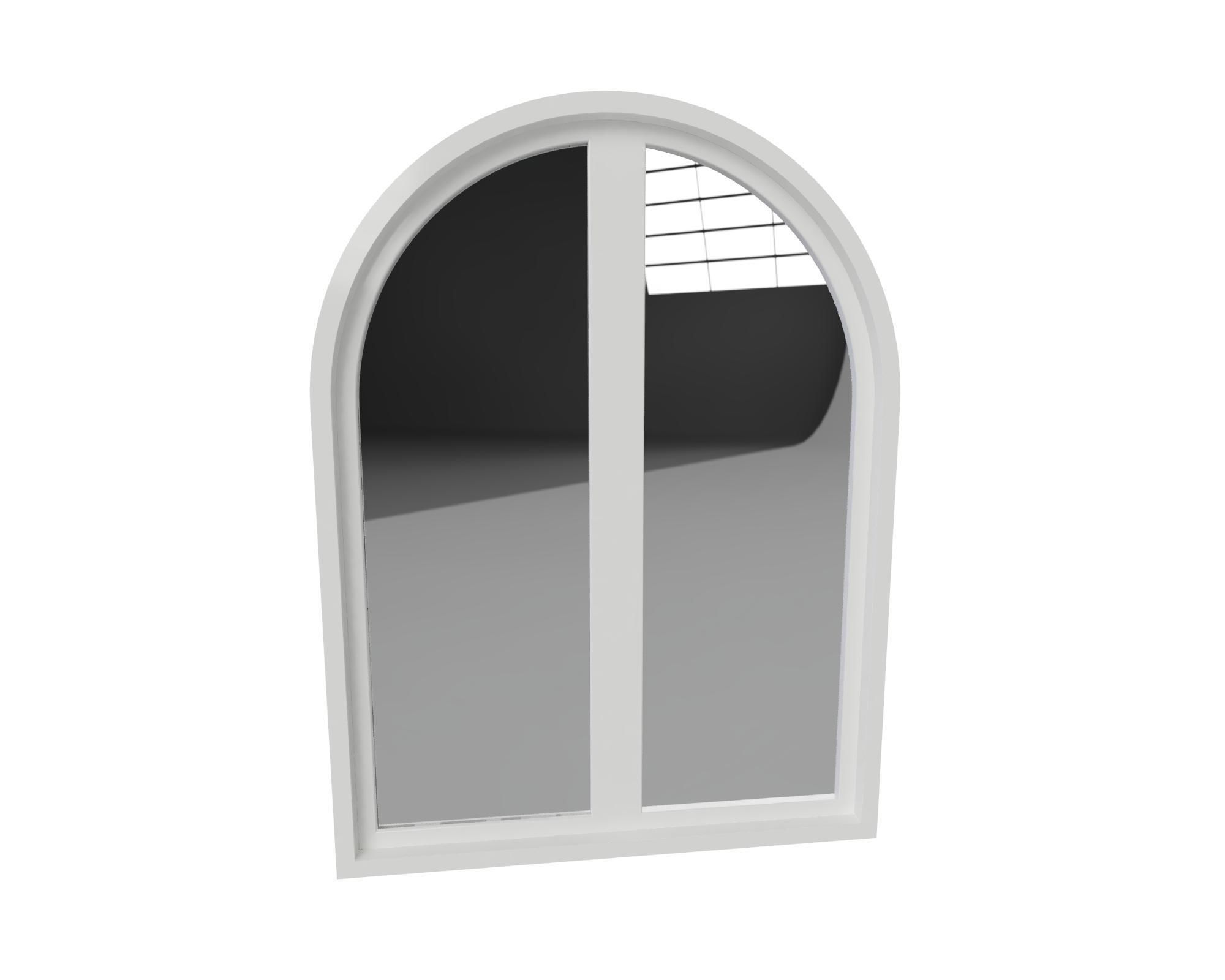 Window arc 3D model_1