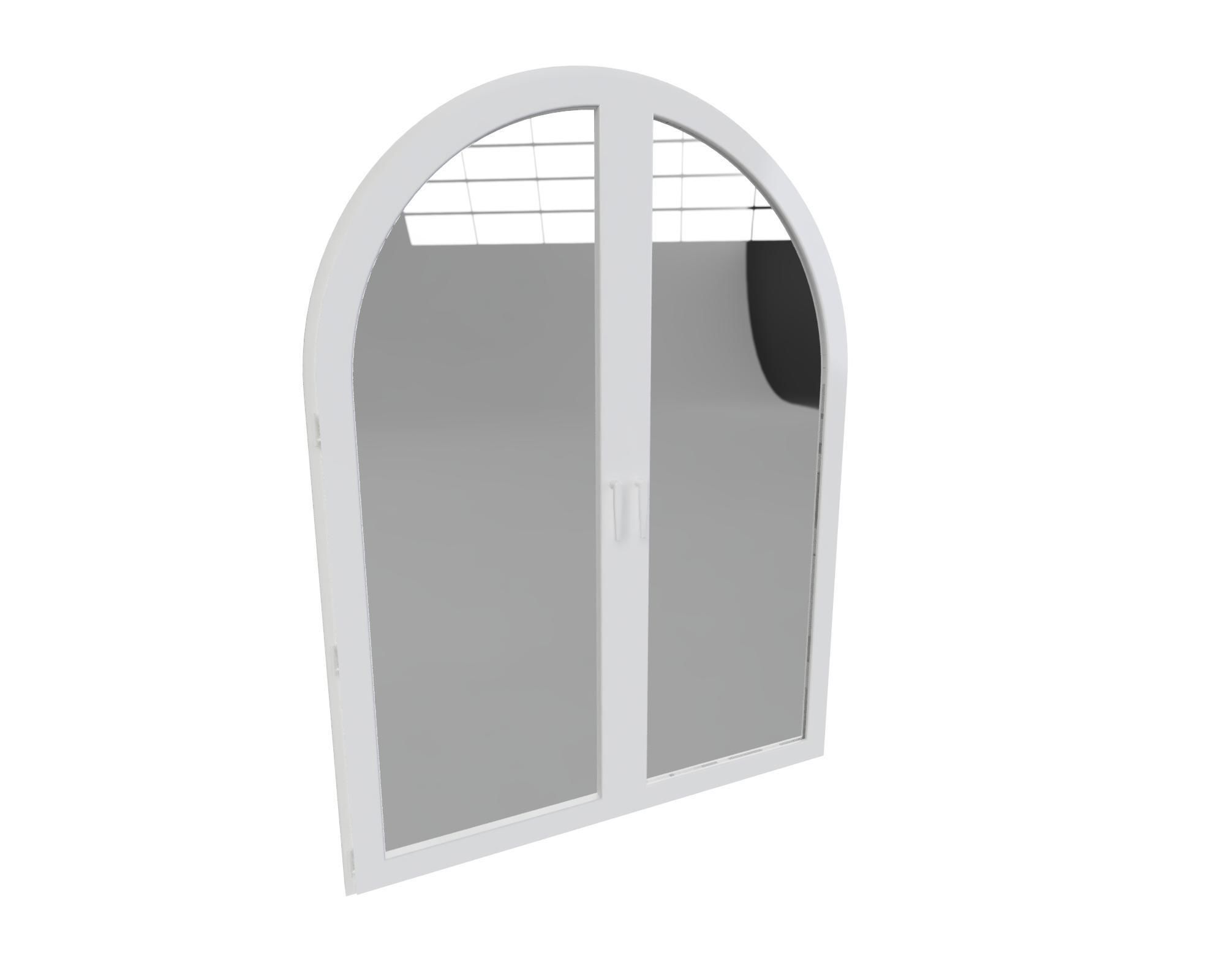 Window arc 3D model_3