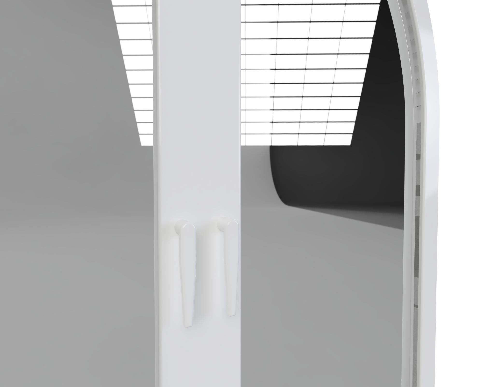 Window arc 3D model_6