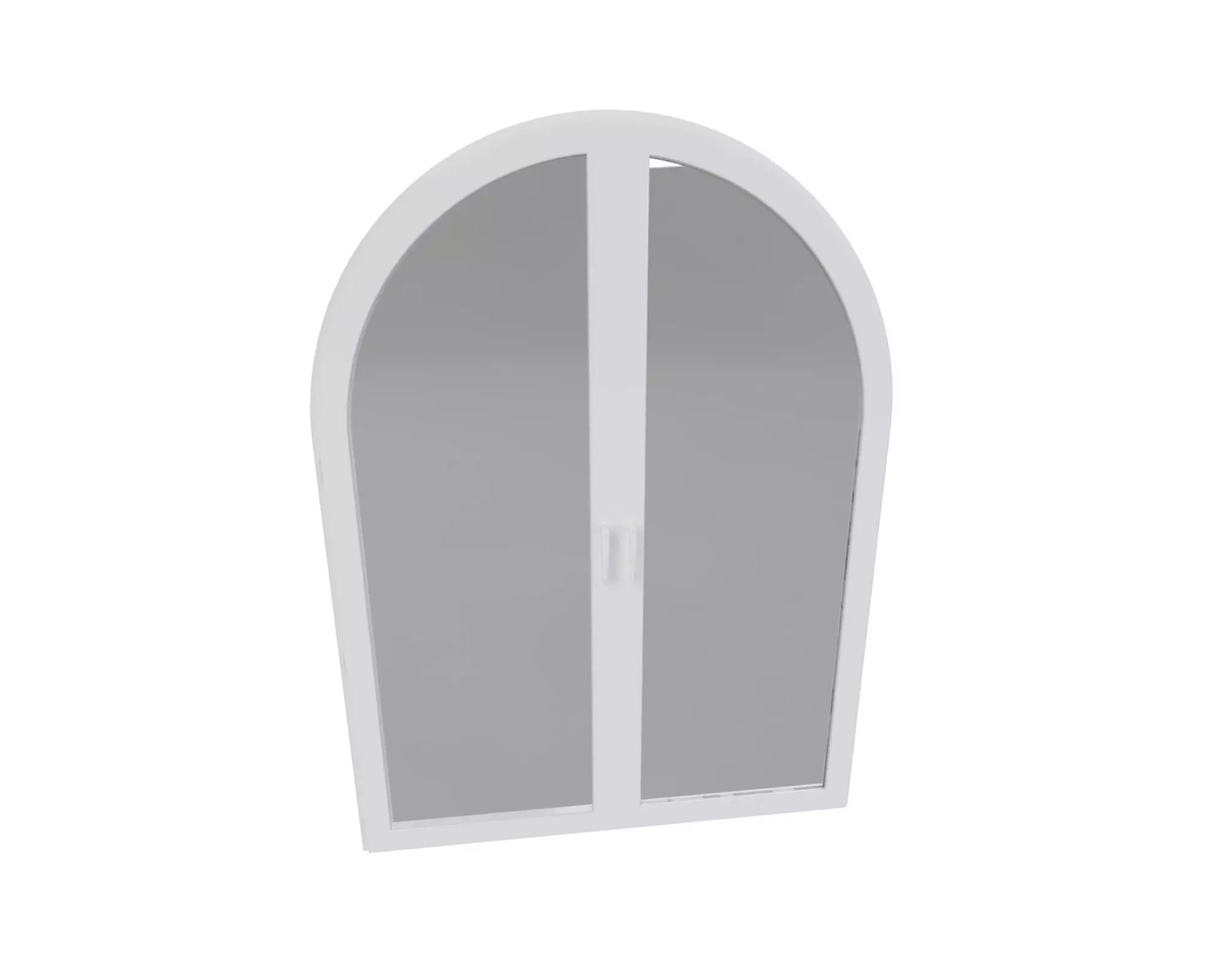 Window arc 3D model_0