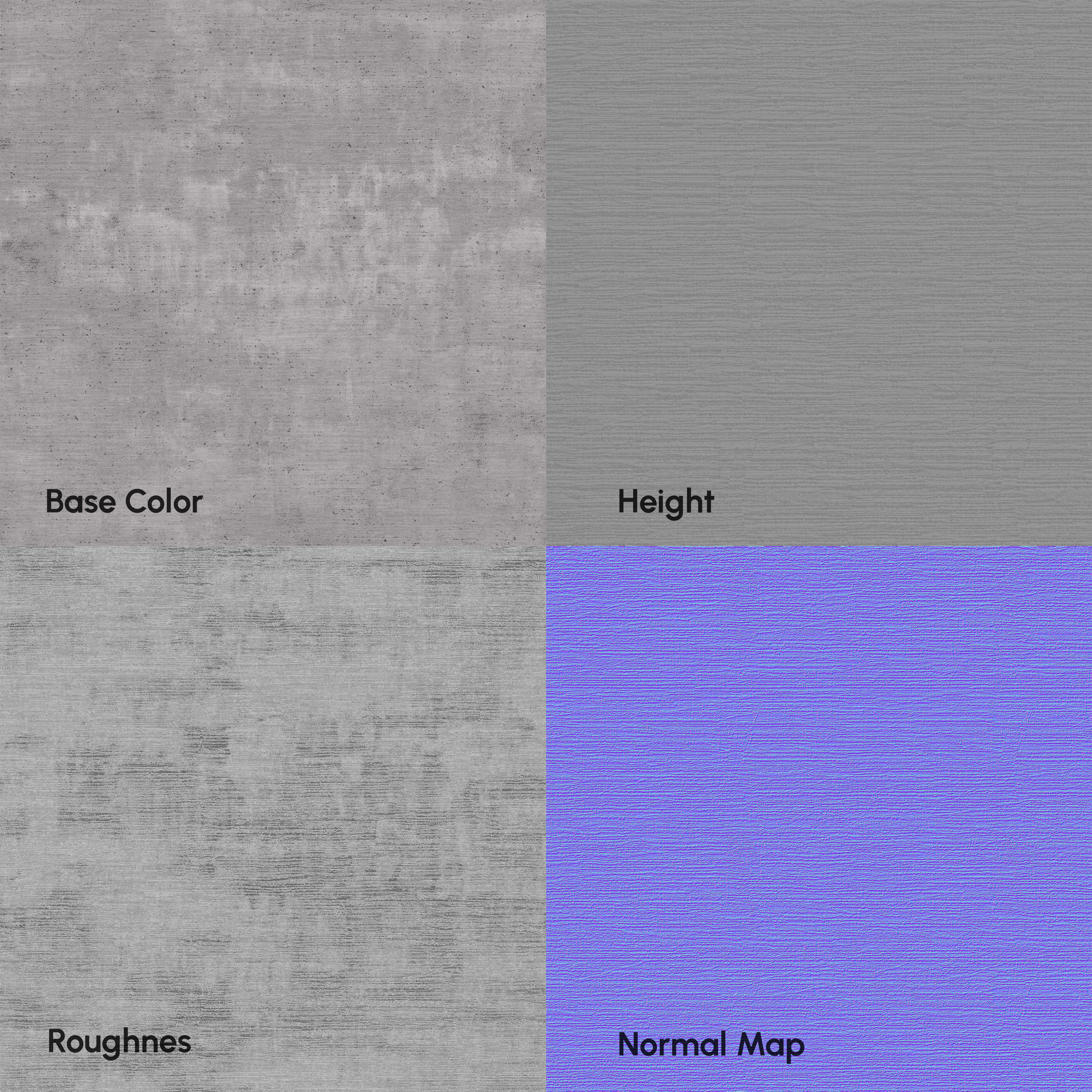 Plaster Stucco Brush Straight 8K-Seamless - Tileable-DrCG No 107 3D model_3