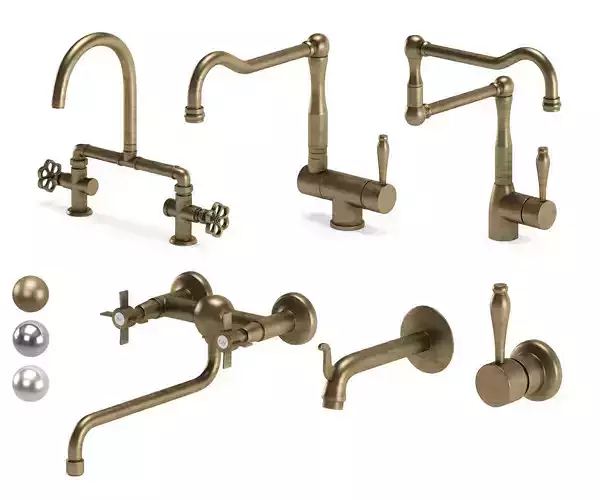 OFFICINE GULLO kitchen faucets 3D model