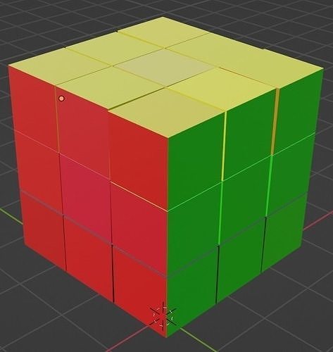 Rubiks Cube 3D Model 3D model