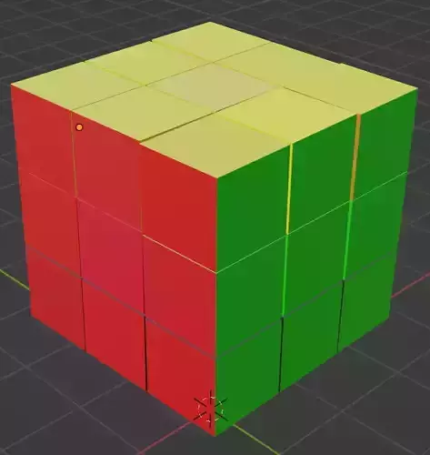 Rubiks Cube 3D Model