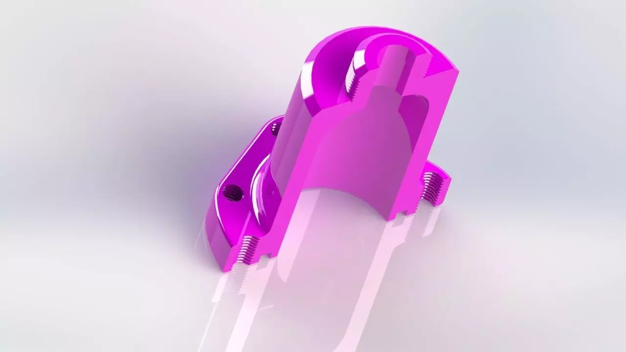 Fuel injector nozzle 3D model_0