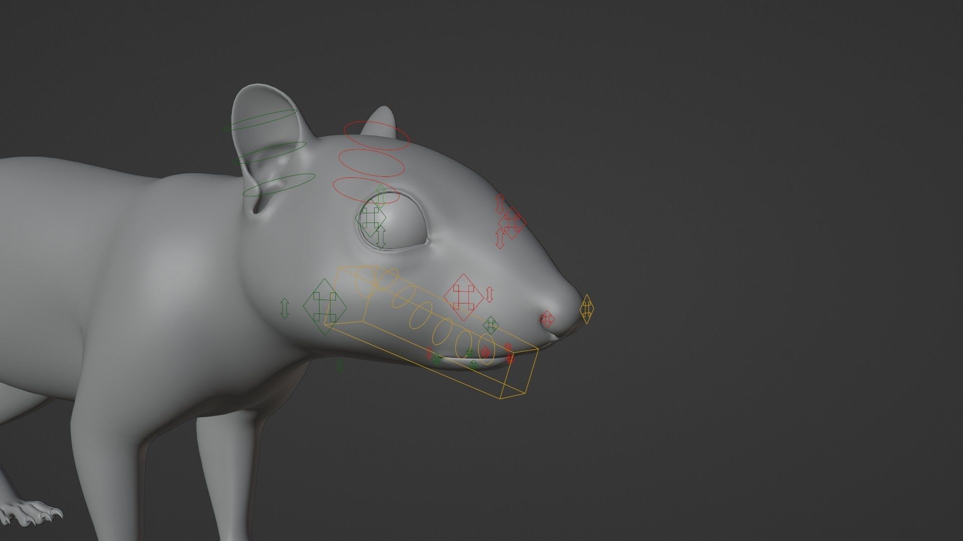 Chipmunk Animation VFX Grace 3D model_28