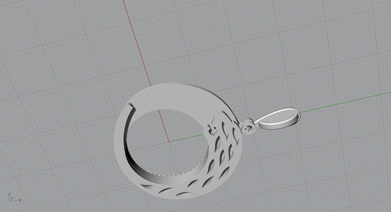 Pendant 3D print model_9