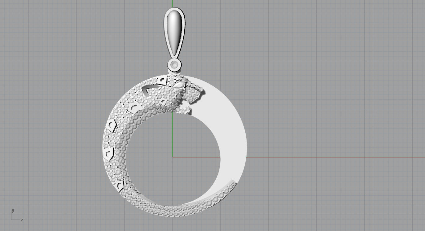 Pendant 3D print model_6