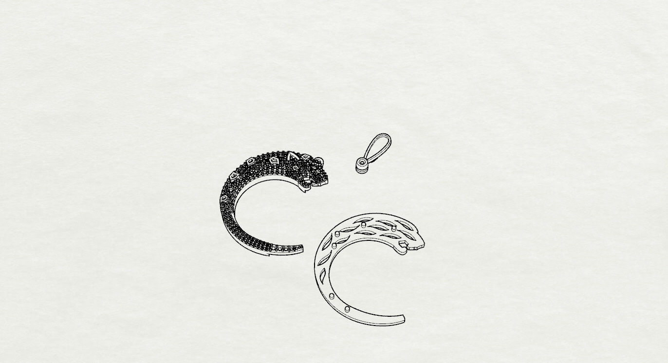 Pendant 3D print model_18